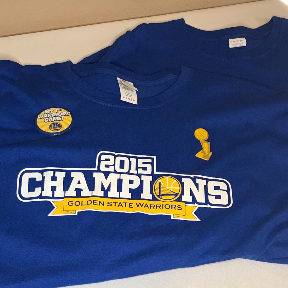 Lot of 4 Golden State Warriors/Steph Curry shirts!